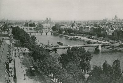 The Seine, view from Pavillon of Flore by French Photographer